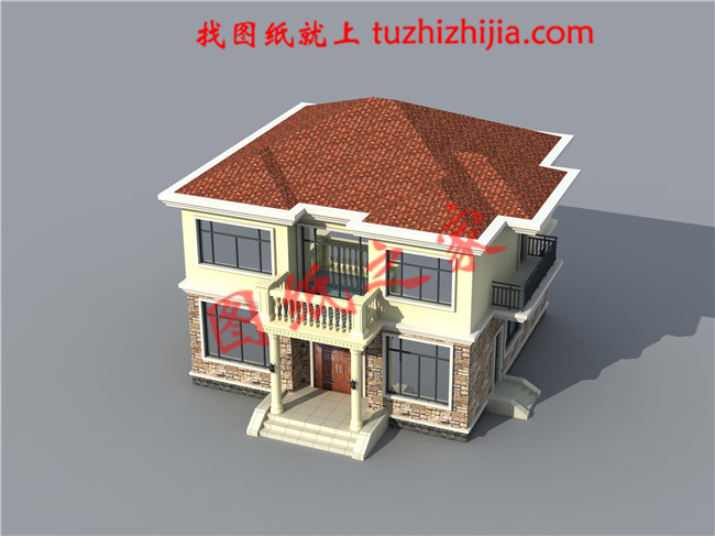 實(shí)用型農(nóng)村120平米二層樓房設(shè)計(jì)圖，小巧美觀實(shí)用