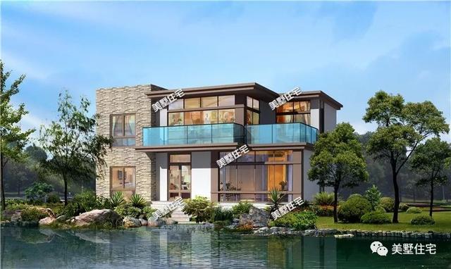 3套平屋頂實(shí)用小別墅設(shè)計(jì)圖，造價(jià)26萬左右，建好了全村人都羨慕