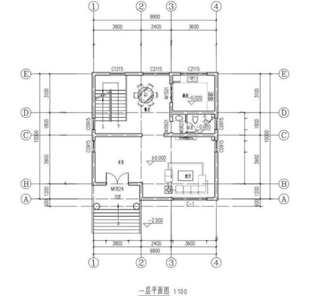 10米開間30萬以內(nèi)小戶型農(nóng)村別墅設(shè)計(jì)圖，布局實(shí)用性和經(jīng)濟(jì)性都不錯(cuò)，怪不得這么受歡迎