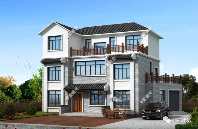 3款農(nóng)村三層小別墅設(shè)計(jì)圖，新中式風(fēng)格經(jīng)久耐看，永不過時，建完不后悔！