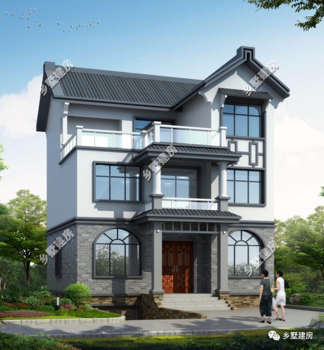 3款農(nóng)村三層小別墅設(shè)計(jì)圖，新中式風(fēng)格經(jīng)久耐看，永不過時，建完不后悔！