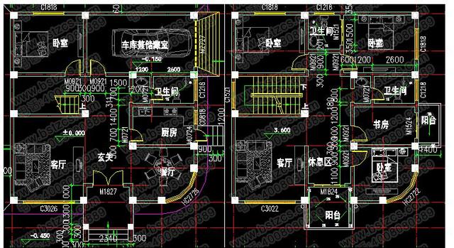 一套別墅，兩種布局設(shè)計(jì)，三層簡(jiǎn)歐風(fēng)格的別墅設(shè)計(jì)圖，造價(jià)只要28萬，建好驚艷鄰里鄉(xiāng)親