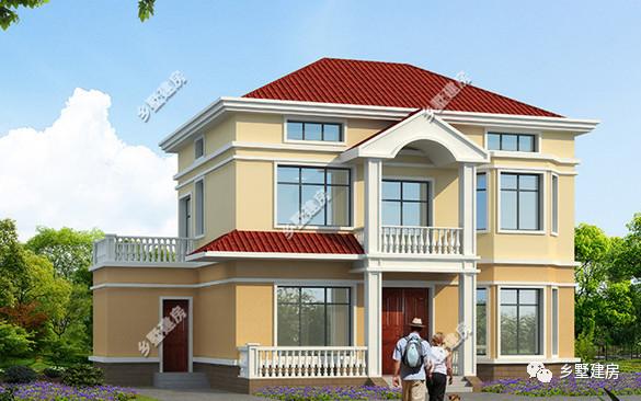 2款帶獨(dú)立廚房、露臺(tái)的農(nóng)村二層別墅設(shè)計(jì)圖，20多萬就能建 經(jīng)濟(jì)實(shí)惠還好看