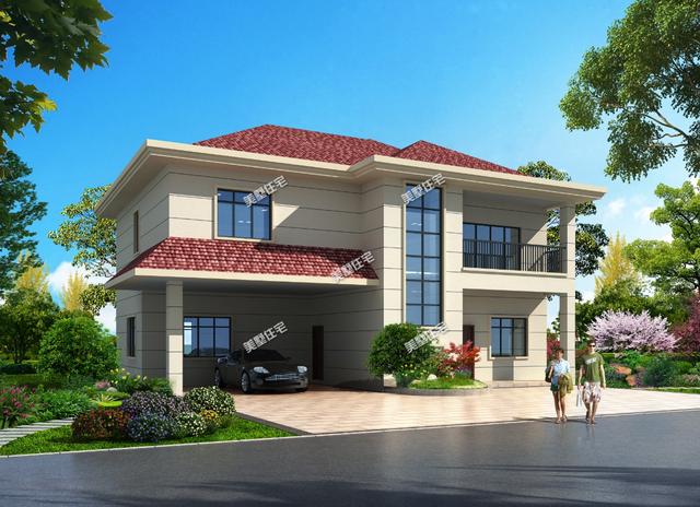 5款二層農(nóng)村簡歐別墅設計圖，造價經(jīng)濟功能多，風景先生看了都說好