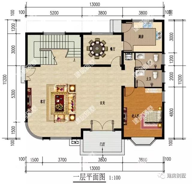 四層別墅一定要建的氣派，像這兩款別墅設計圖建好后誰看誰羨慕