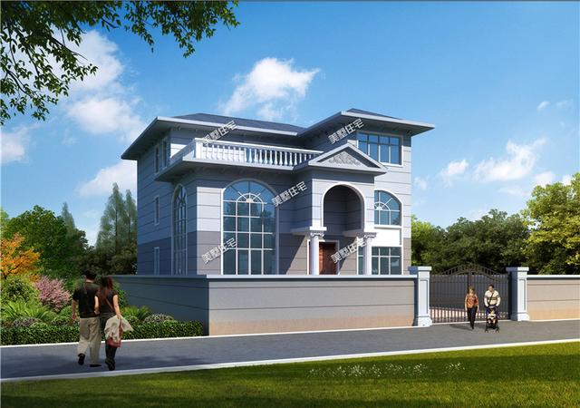 3款三層自建房別墅設(shè)計圖，歐式外觀內(nèi)在實用，設(shè)計華麗，戶型合理