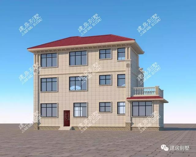 兩款簡約實用的三層別墅設計圖，不僅外觀簡約，而且布局實用