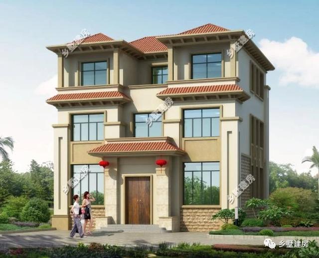 想回農(nóng)村自建房，款式太多不好選，這款49萬農(nóng)村三層別墅設(shè)計(jì)圖就不錯(cuò)，保證跟別人不重樣
