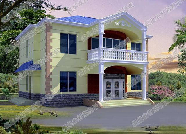 2款25萬以內(nèi)漂亮的二層農(nóng)村自建房全套CAD施工效果圖設(shè)計圖，建房子，住的舒服最重要