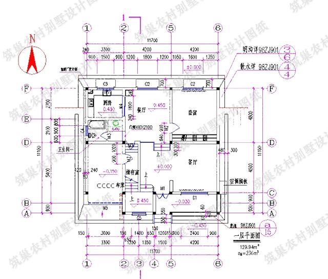 2款25萬以內(nèi)漂亮的二層農(nóng)村自建房全套CAD施工效果圖設(shè)計圖，建房子，住的舒服最重要