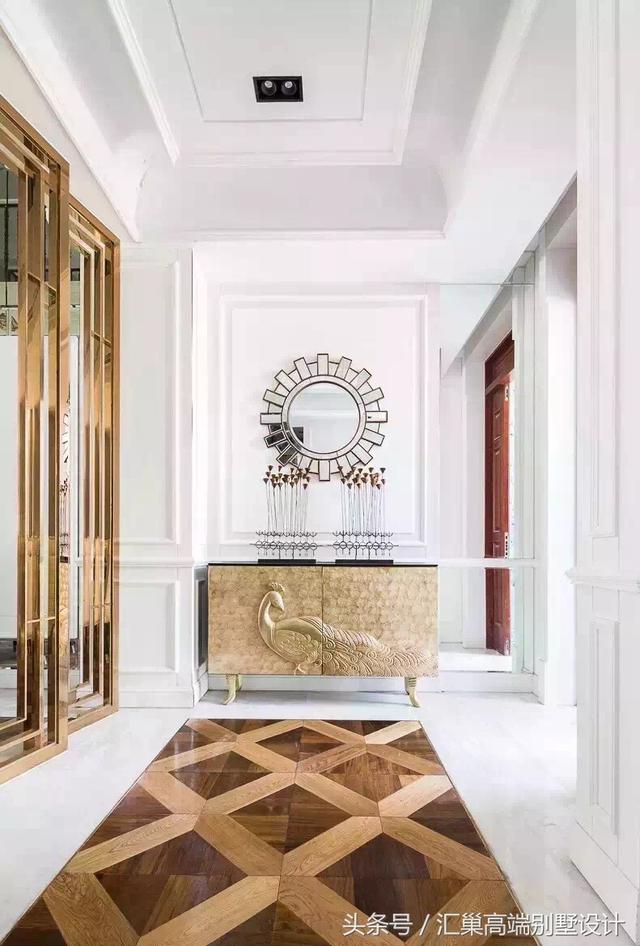 這樣小清新的別墅裝修，奢華大氣不浮夸，這種簡約歐式風你喜歡嗎？