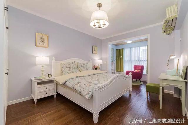 這樣小清新的別墅裝修，奢華大氣不浮夸，這種簡約歐式風你喜歡嗎？