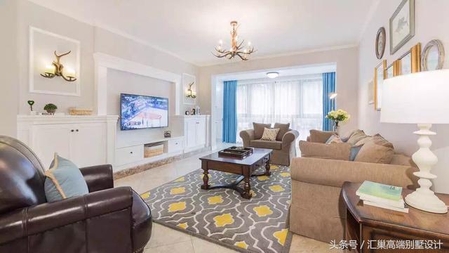 這樣小清新的別墅裝修，奢華大氣不浮夸，這種簡約歐式風你喜歡嗎？