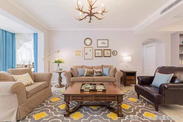 這樣小清新的別墅裝修，奢華大氣不浮夸，這種簡約歐式風你喜歡嗎？