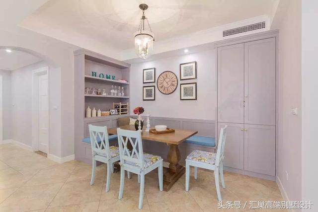 這樣小清新的別墅裝修，奢華大氣不浮夸，這種簡約歐式風你喜歡嗎？