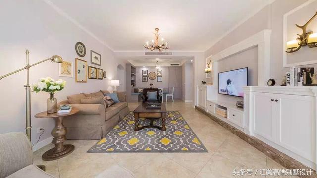 這樣小清新的別墅裝修，奢華大氣不浮夸，這種簡約歐式風你喜歡嗎？