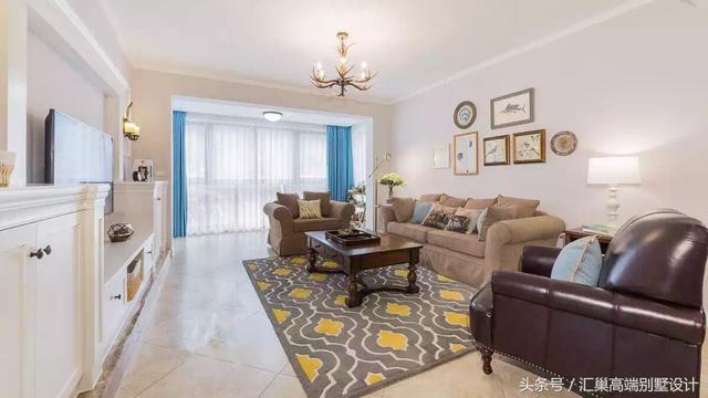 這樣小清新的別墅裝修，奢華大氣不浮夸，這種簡約歐式風你喜歡嗎？