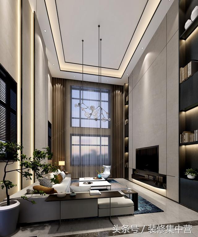 650㎡時尚混搭別墅裝修案例，多元化設(shè)計元素相結(jié)合，服裝可以混搭，房子也可以