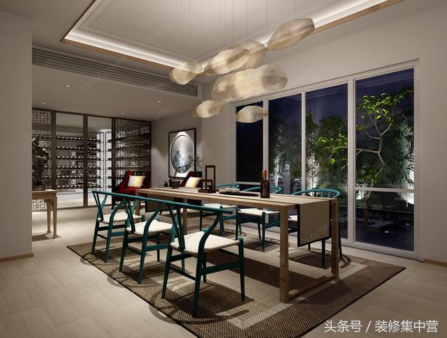 650㎡時尚混搭別墅裝修案例，多元化設(shè)計元素相結(jié)合，服裝可以混搭，房子也可以