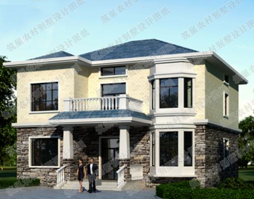 12×12米3廳5臥二層獨(dú)棟別墅設(shè)計(jì)圖紙，閣樓層+佛堂+旋轉(zhuǎn)樓梯，造價(jià)40萬(wàn)左右，讓你擁有一個(gè)溫暖的家