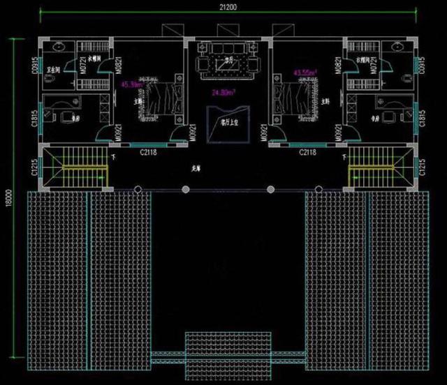 傳統(tǒng)中式四合院別墅設(shè)計圖，農(nóng)村自建房的優(yōu)選，你需要的它都有