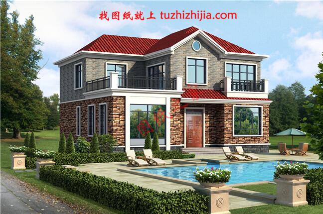 最好看的農(nóng)村二層樓房,第1款23萬建好，第2款25萬建好，但都喜歡第1款？