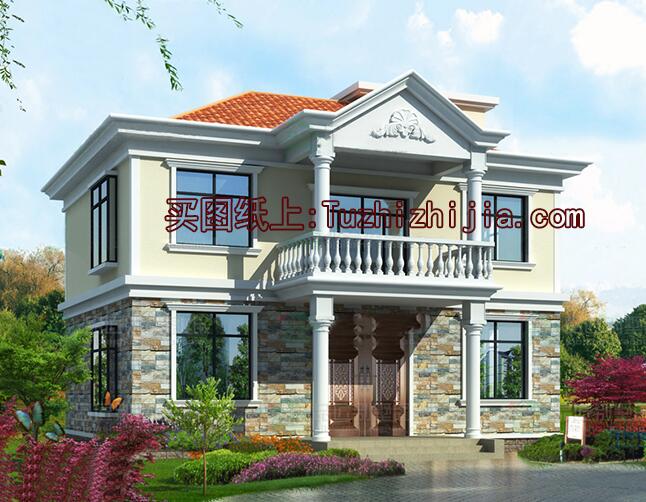 最好看的農(nóng)村二層樓房,第1款23萬建好，第2款25萬建好，但都喜歡第1款？