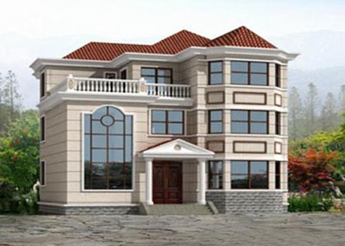 2款12×12米三層農(nóng)村私家別墅，造價(jià)30萬(wàn)，帶挑空客廳+健身室+落地窗，采用多窗設(shè)計(jì)，采光透氣。