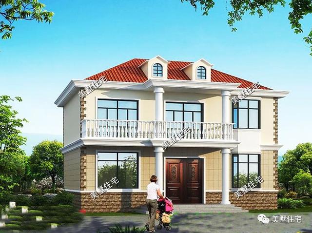 6棟等面寬的農(nóng)村別墅設(shè)計(jì)圖，好看又實(shí)用，兩層三層都有，村里人看了都喜歡