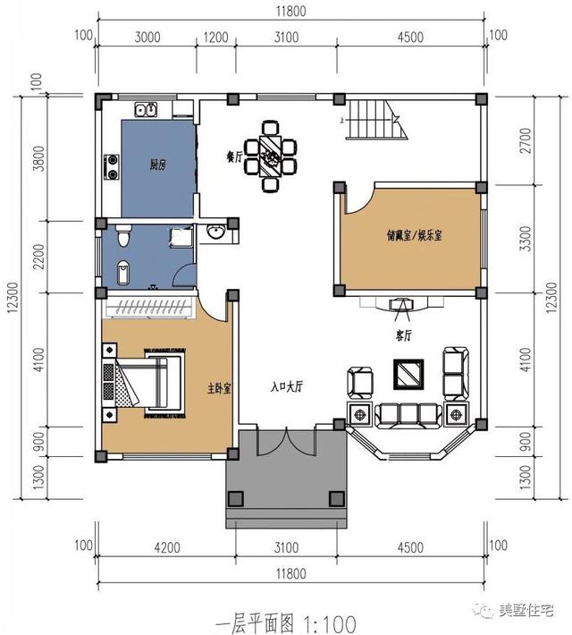 6棟等面寬的農(nóng)村別墅設(shè)計(jì)圖，好看又實(shí)用，兩層三層都有，村里人看了都喜歡