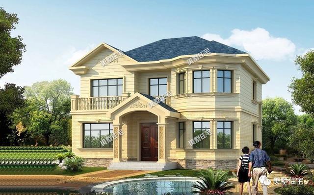 6棟等面寬的農(nóng)村別墅設(shè)計(jì)圖，好看又實(shí)用，兩層三層都有，村里人看了都喜歡