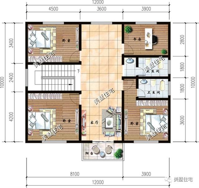 6棟等面寬的農(nóng)村別墅設(shè)計(jì)圖，好看又實(shí)用，兩層三層都有，村里人看了都喜歡