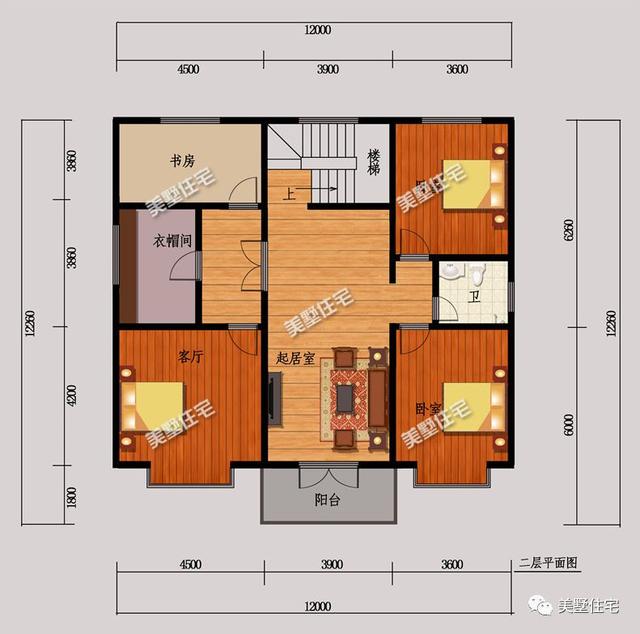 6棟等面寬的農(nóng)村別墅設(shè)計(jì)圖，好看又實(shí)用，兩層三層都有，村里人看了都喜歡