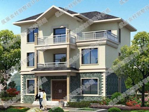 2款三層農(nóng)村自建房，主體造價40萬，戶型實用大氣，空間足夠?qū)挸ǎδ芏鄻?，滿足三四代同堂沒問題！