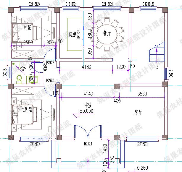 2款三層農(nóng)村自建房，主體造價40萬，戶型實用大氣，空間足夠?qū)挸ǎδ芏鄻?，滿足三四代同堂沒問題！