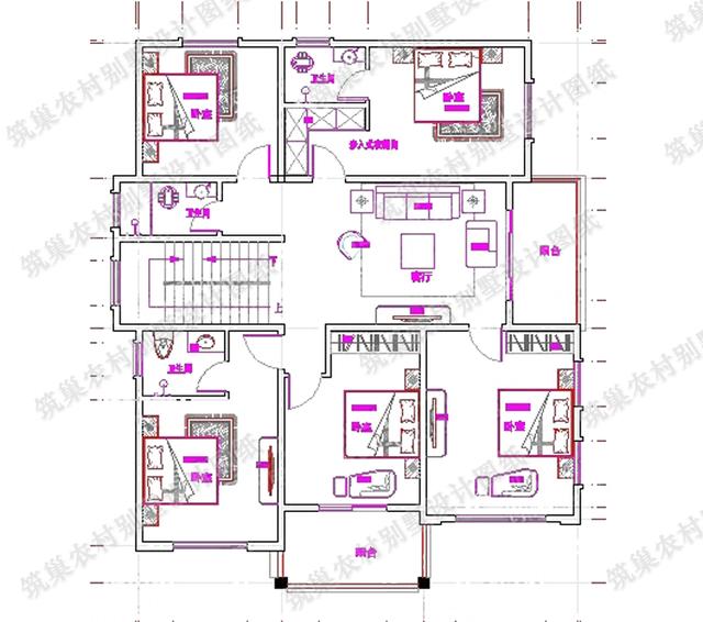 2款三層農(nóng)村自建房，主體造價40萬，戶型實用大氣，空間足夠?qū)挸?，功能多樣，滿足三四代同堂沒問題！
