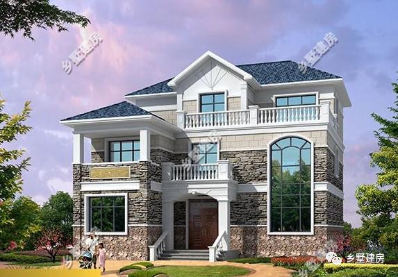 2款農(nóng)村三層別墅設(shè)計(jì)圖，豪華大氣，不到30萬卻建出了豪宅的效果！你會(huì)選哪款？