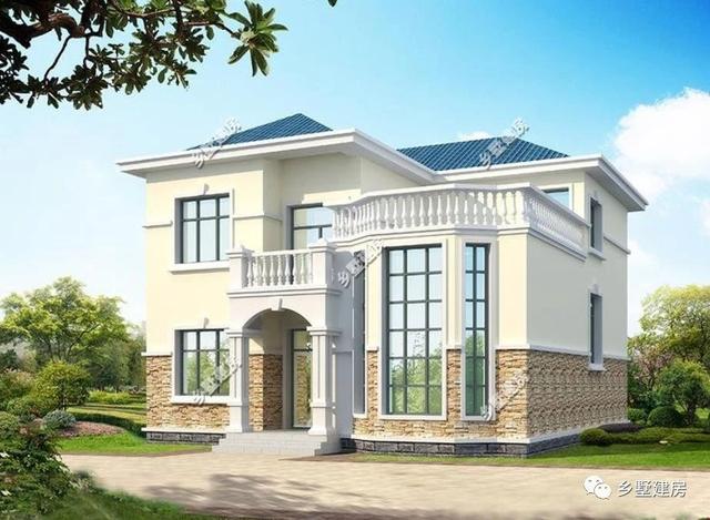 2款農(nóng)村三層別墅設(shè)計(jì)圖，豪華大氣，不到30萬卻建出了豪宅的效果！你會(huì)選哪款？