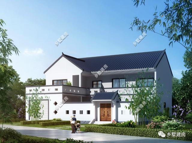 2款農(nóng)村三層別墅設(shè)計(jì)圖，豪華大氣，不到30萬卻建出了豪宅的效果！你會(huì)選哪款？