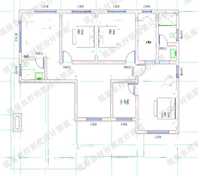 16×12米4廳8臥三層自建房，低調(diào)而穩(wěn)重，，造價30萬以內(nèi)，帶家庭影院+吧臺