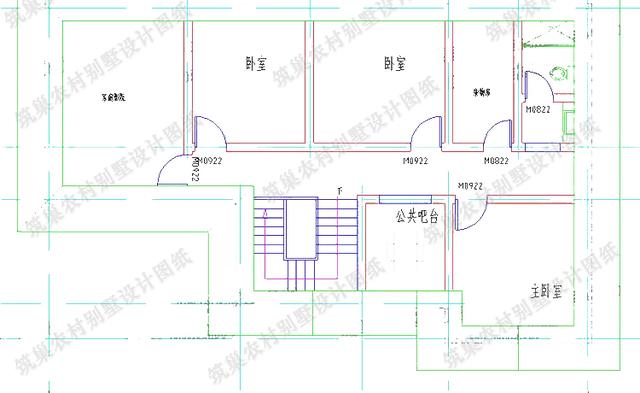 16×12米4廳8臥三層自建房，低調(diào)而穩(wěn)重，，造價30萬以內(nèi)，帶家庭影院+吧臺