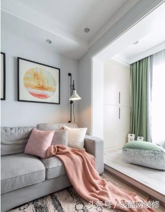 小戶型85㎡簡(jiǎn)約北歐風(fēng)3居室，軟硬裝花了17萬(wàn)，儲(chǔ)物空間大，電視墻裝修最成功！