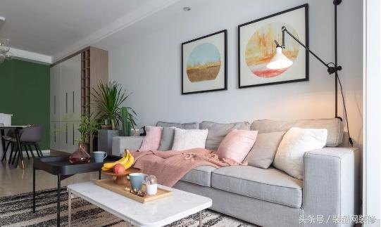 小戶型85㎡簡(jiǎn)約北歐風(fēng)3居室，軟硬裝花了17萬(wàn)，儲(chǔ)物空間大，電視墻裝修最成功！