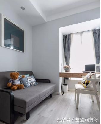 小戶型85㎡簡(jiǎn)約北歐風(fēng)3居室，軟硬裝花了17萬(wàn)，儲(chǔ)物空間大，電視墻裝修最成功！