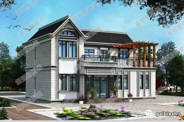 2廳5臥3衛(wèi)二層別墅設(shè)計圖，14×10米，造價25萬，帶火炕