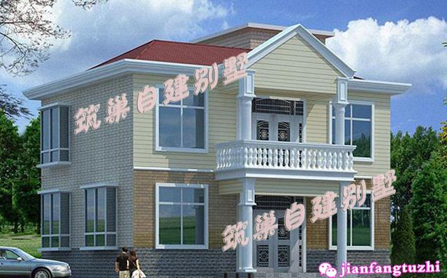 2款簡約二層農(nóng)村自建別墅設計圖，造價20萬以內(nèi)，經(jīng)濟實用。