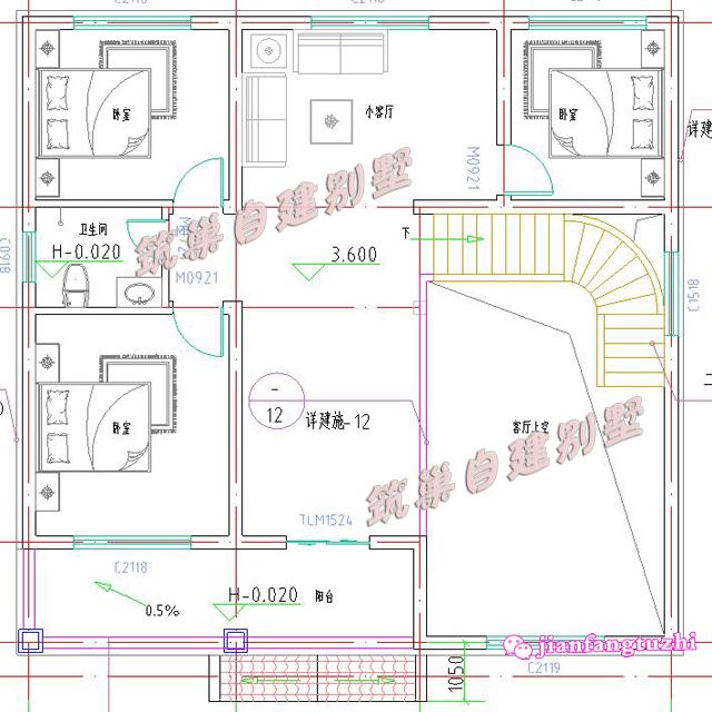 2款簡約二層農(nóng)村自建別墅設計圖，造價20萬以內(nèi)，經(jīng)濟實用。