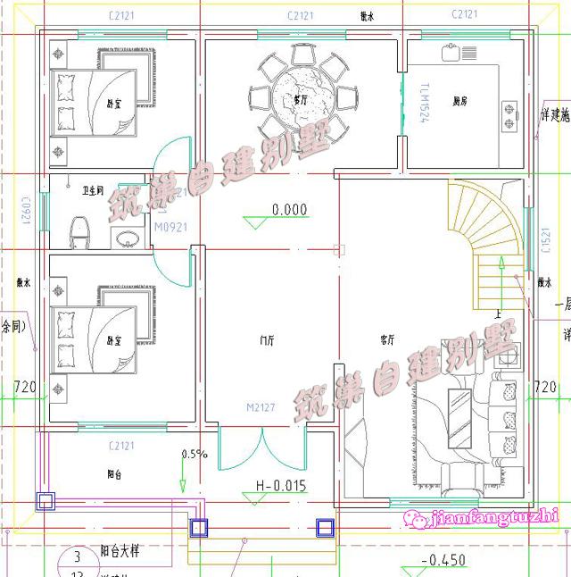 2款簡約二層農(nóng)村自建別墅設計圖，造價20萬以內(nèi)，經(jīng)濟實用。