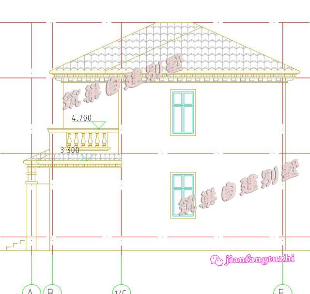 120平米12x10米二層農(nóng)村自建房，經(jīng)濟(jì)實(shí)用，設(shè)計(jì)新穎美觀，造價(jià)20萬(wàn)左右