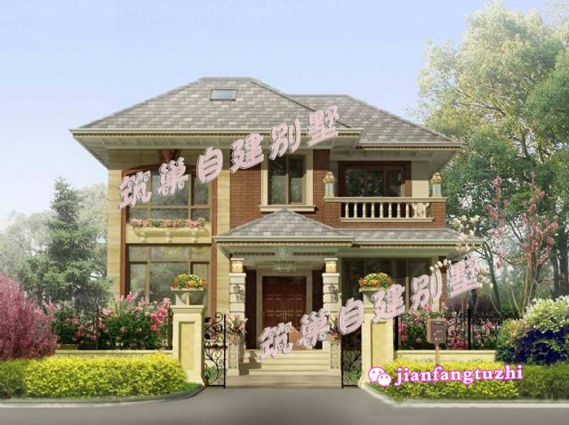 120平米12x10米二層農(nóng)村自建房，經(jīng)濟(jì)實(shí)用，設(shè)計(jì)新穎美觀，造價(jià)20萬(wàn)左右